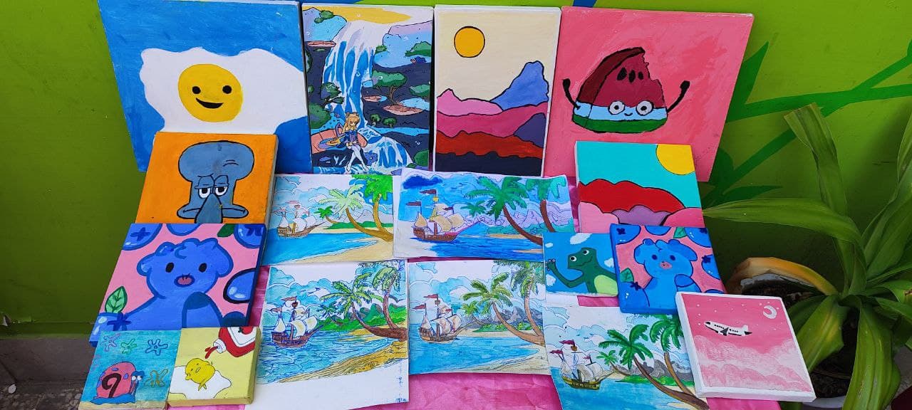 برگذاری نمایشگاه نقاشی و کاردستی دانش آموزان دبستان اندیشه