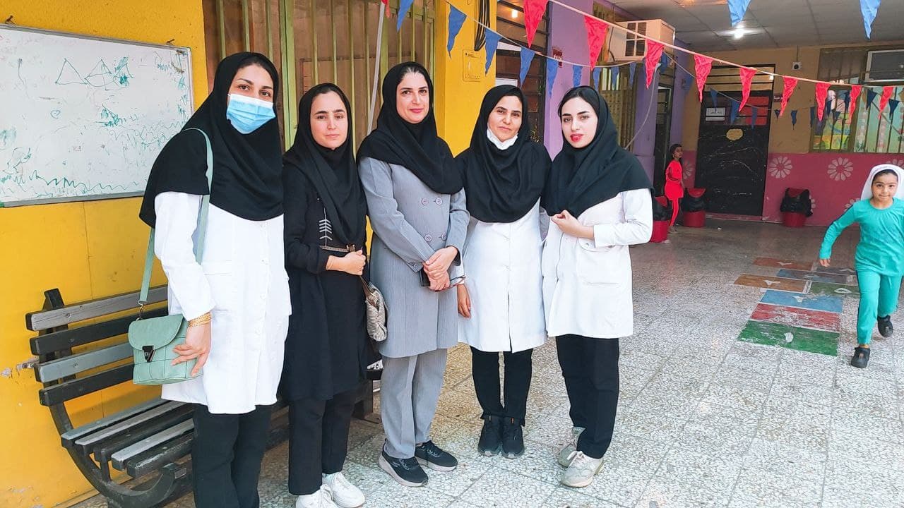 بازدید تیم بهداشت و سلامت از دبستان اندیشه